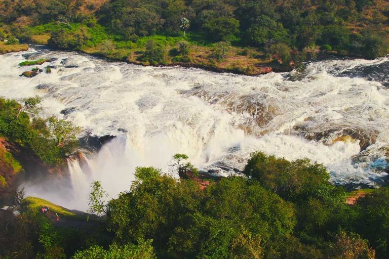 Murchison falls aerial view